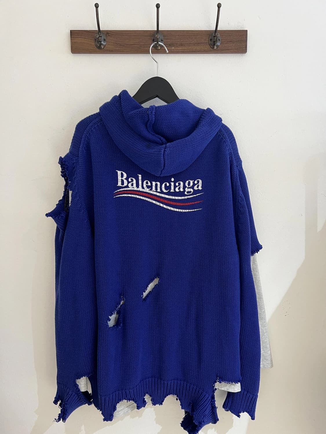 발렌시아가 후드 택달린 새상품 상품이미지2