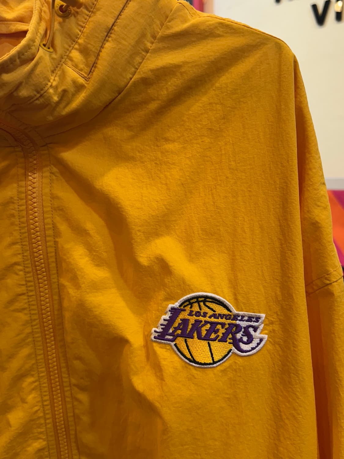 NBA LA레이커스 바람막이 옐로우 XL 상품이미지3