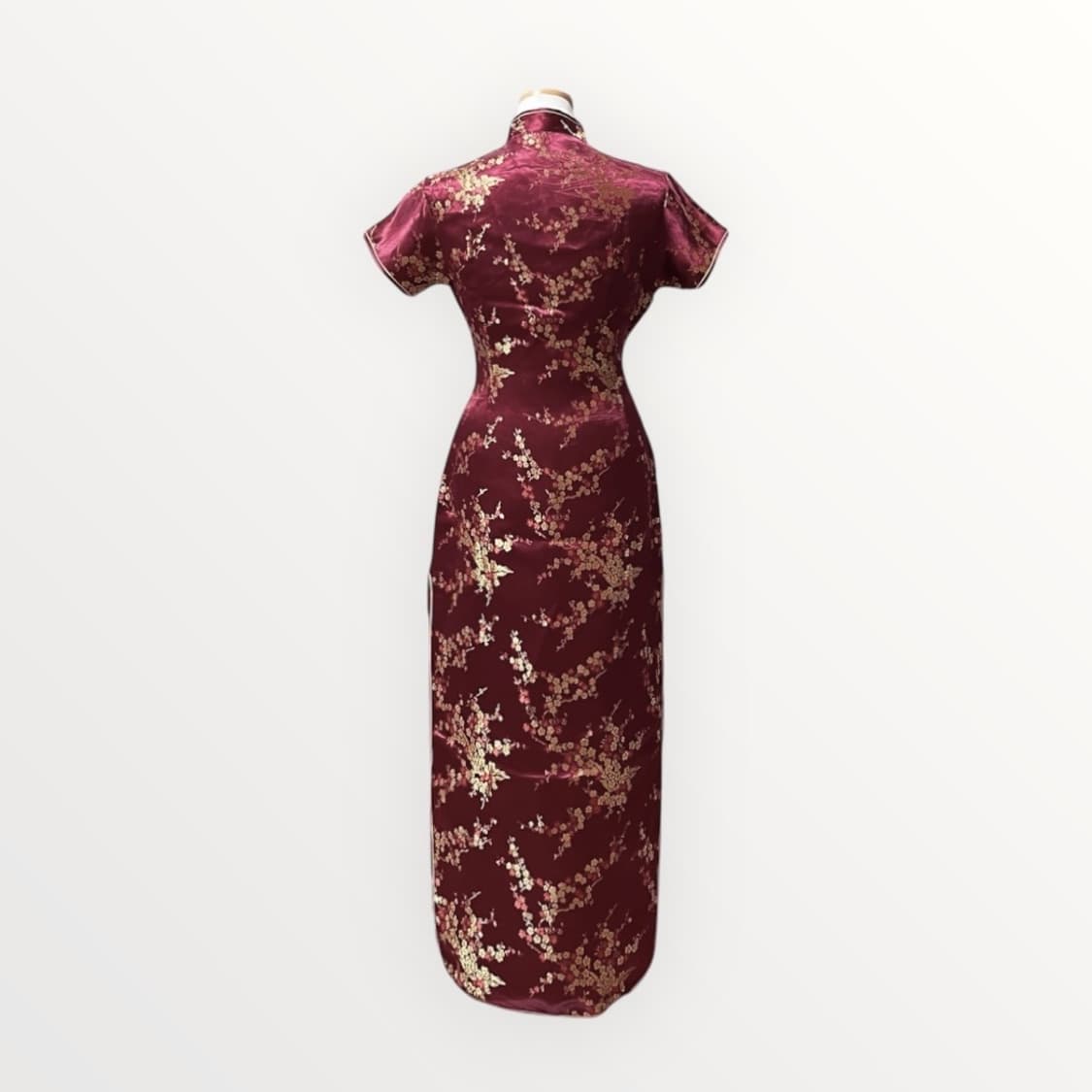 [Vintage] 버건디 골드 치파오 상품이미지3