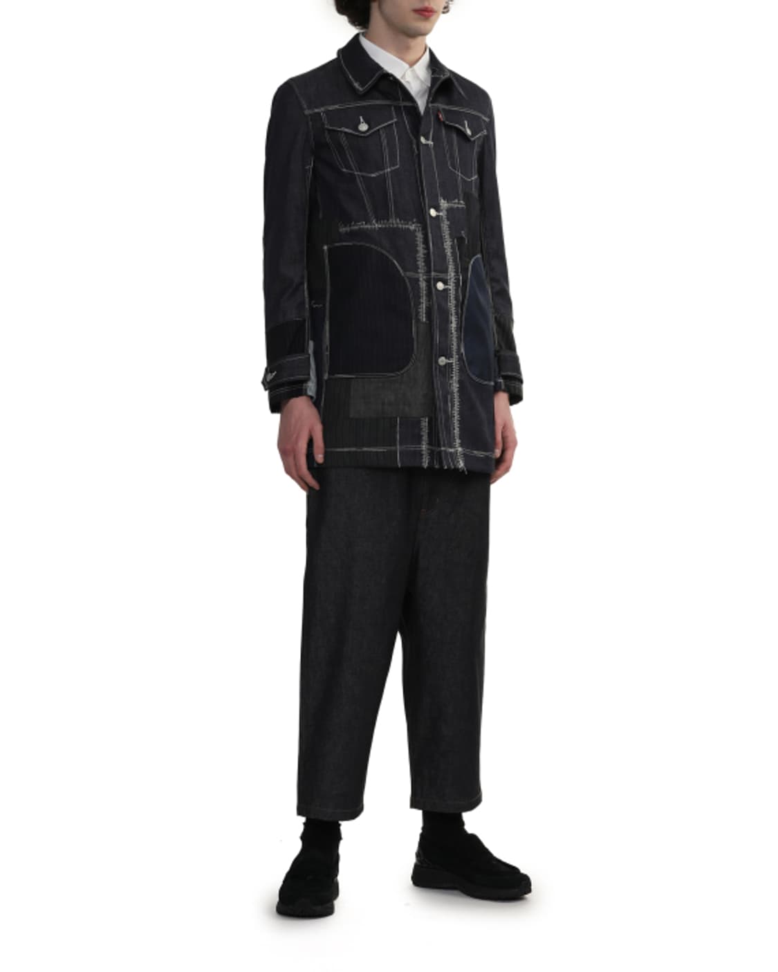 새상품 준야와타나베X리바이스 패치워크 자켓 XS 상품이미지6