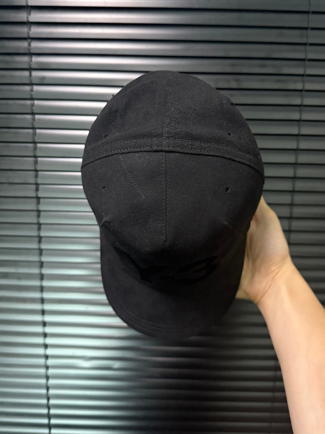 Y-3 y3 와이쓰리 요지야마모토 블랙 스웨이드 언컨스트럭티드 볼캡 모자 상품이미지6