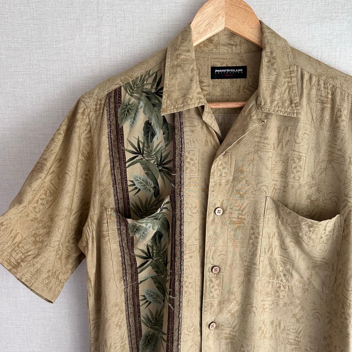Vintage Leaf Pattern Hawaiian Shirts 상품이미지3