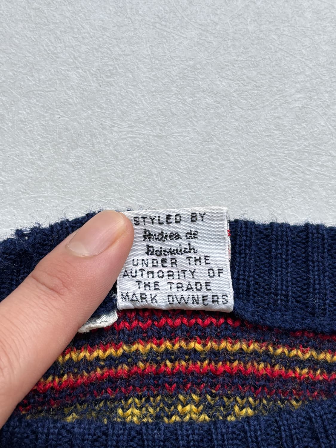 F1 x Marlboro 빈티지 80s 니트 상품이미지4