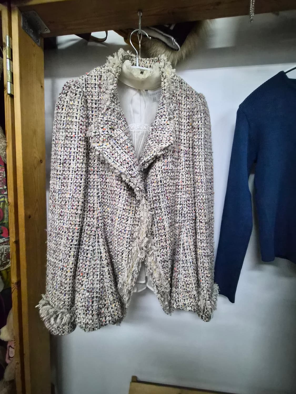 에고이스트 트위드 펨플럼자켓 상품이미지1