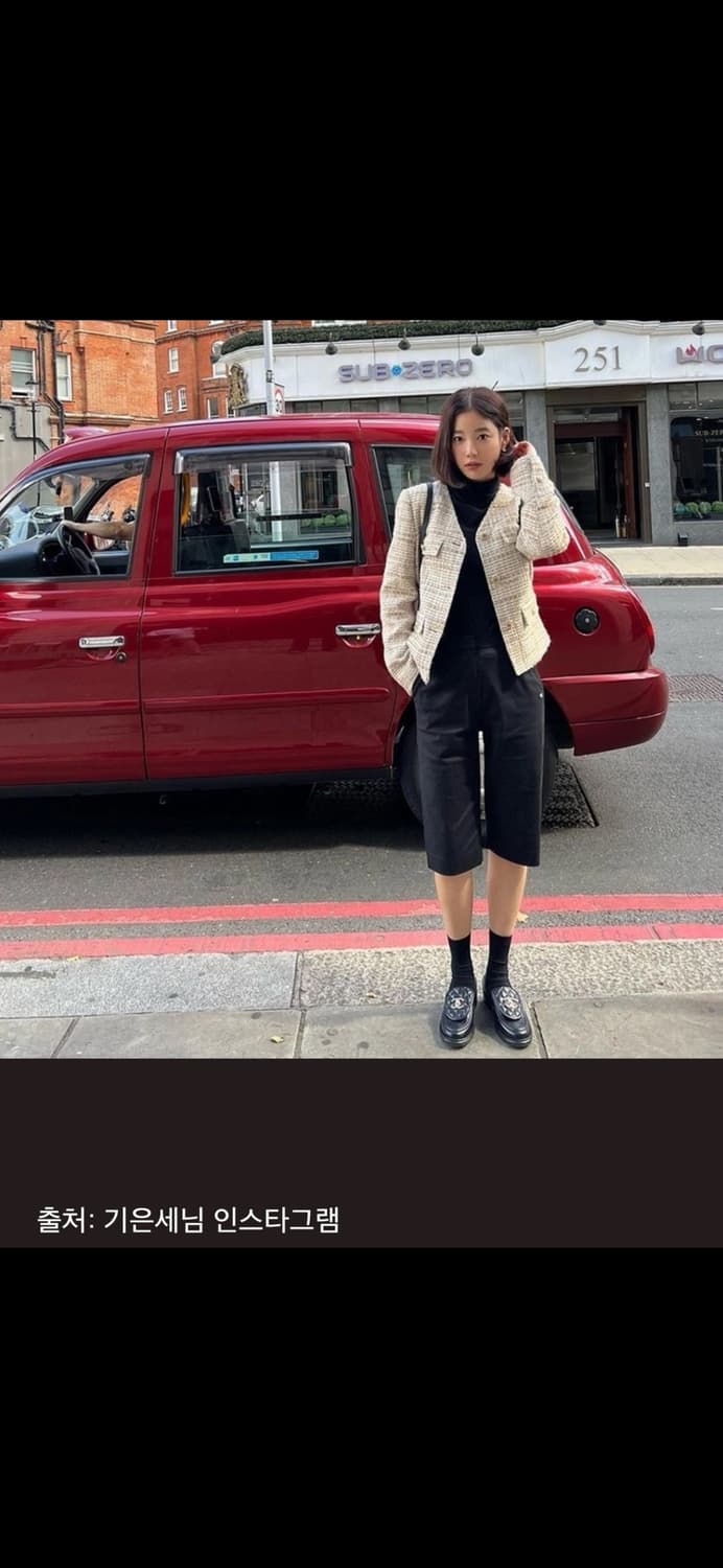 샤넬 턴락 로퍼 램스킨 & 골드 메탈 블랙 상품이미지2