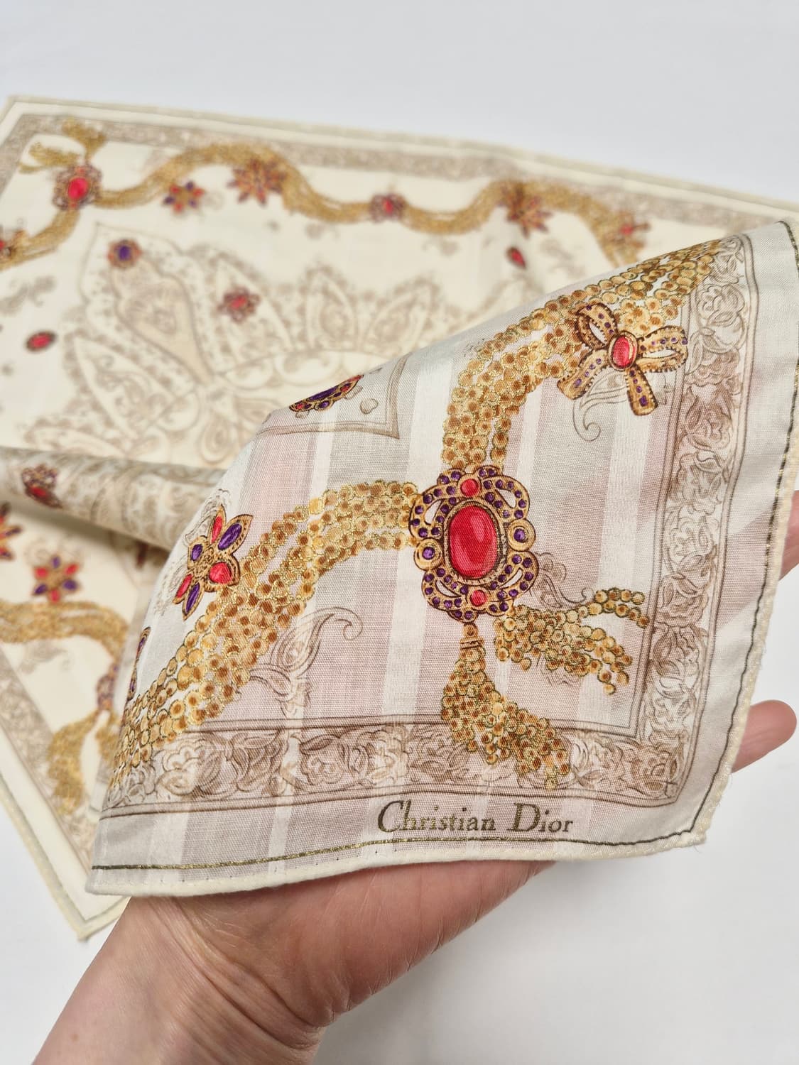 디올 쁘띠 스카프 손수건 머플러 상품이미지4