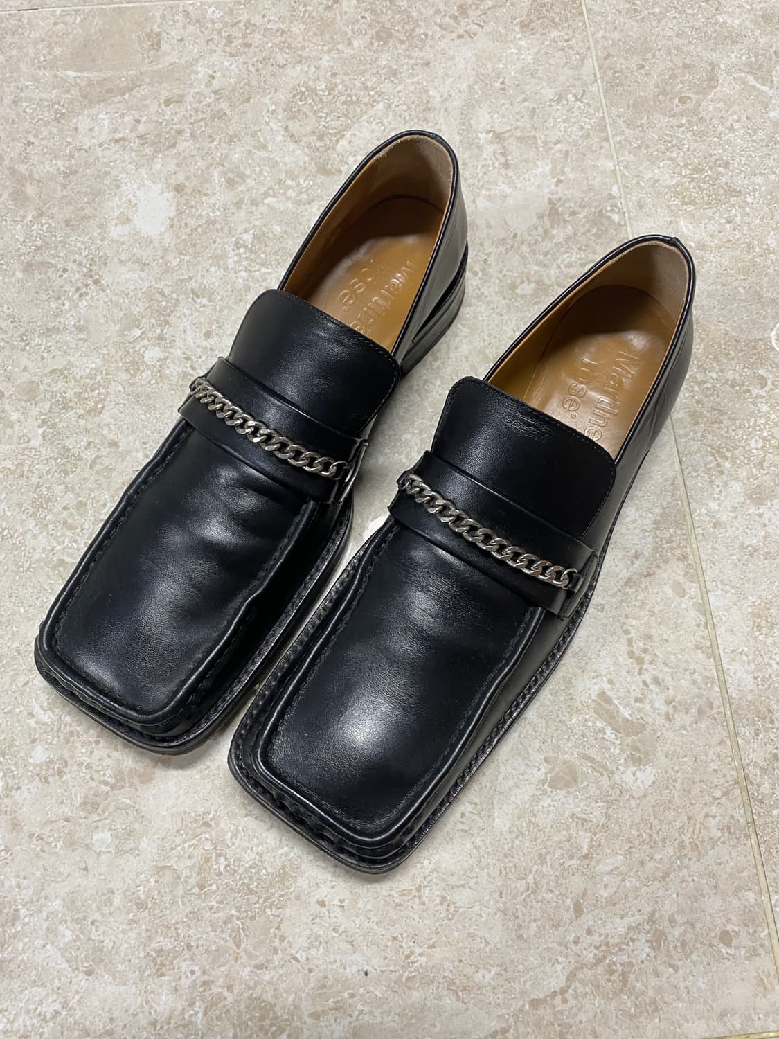 마틴로즈 체인 로퍼 스퀘어토 40 상품이미지1