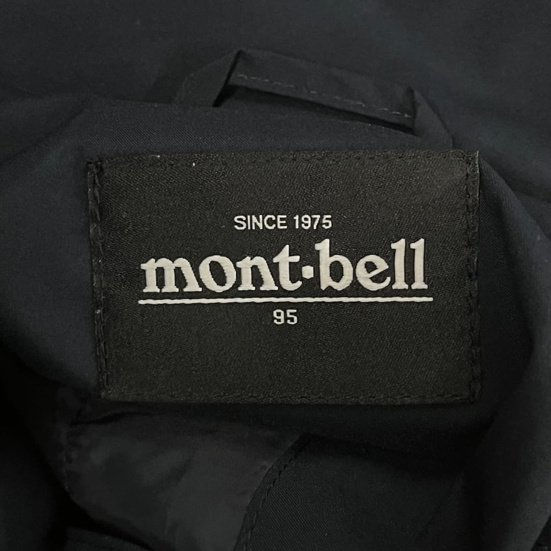 [정품/95] 몽벨 후드 바람막이 블랙 b17 상품이미지5