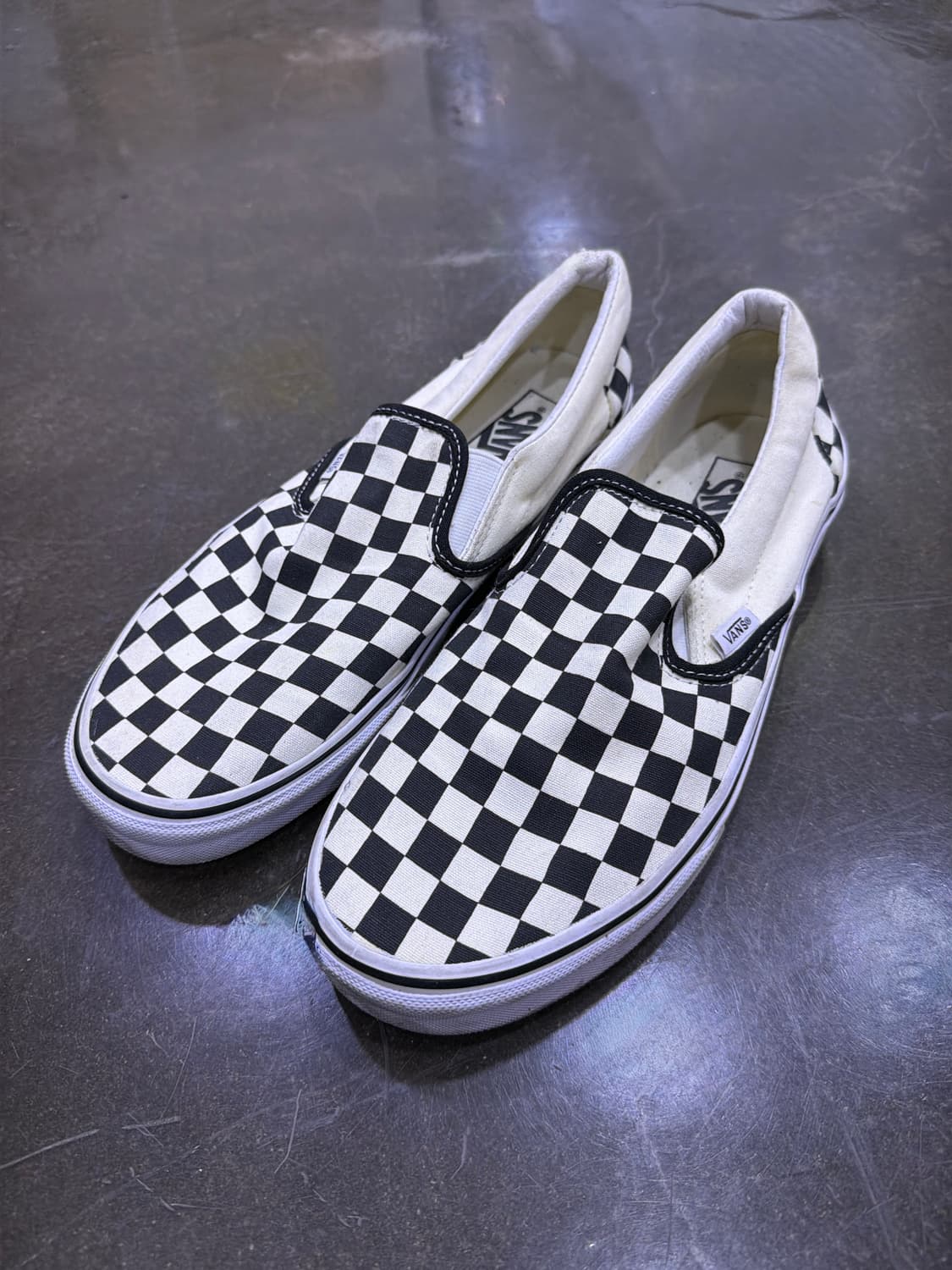 반스 체커보드 슬립온 스니커즈 275 상품이미지1