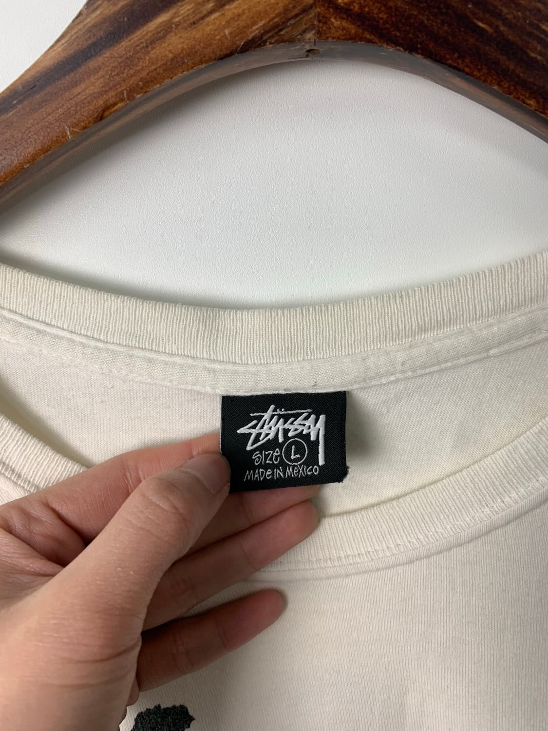 스투시 월드투어 화이트 롱슬리브 긴팔티 상품이미지8