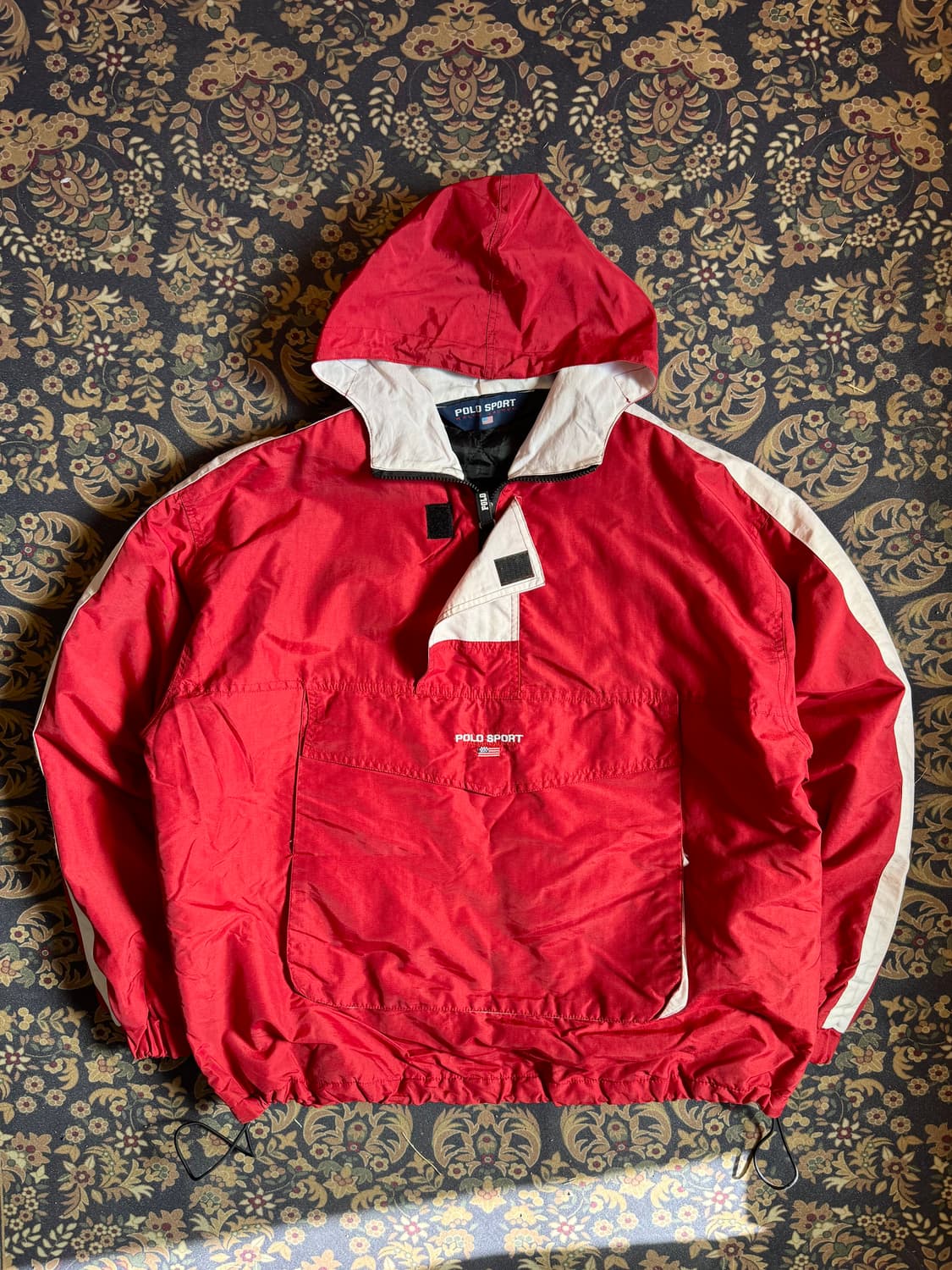 90s 폴로스포츠 올드스쿨 나일론 퀼팅 아노락 상품이미지1