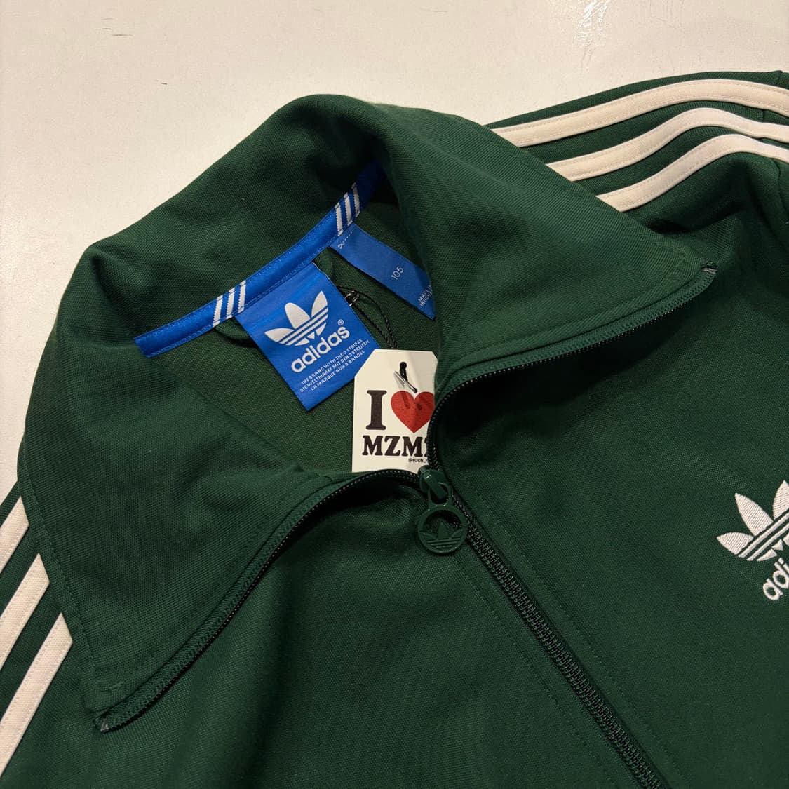 [105] 14s 아디다스 유로파 삼선 트랙탑 져지 자켓 그린 C514 상품이미지5