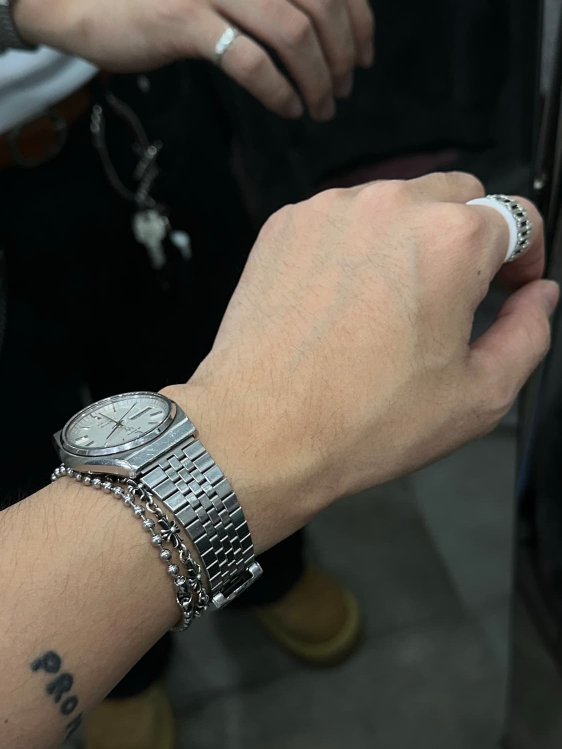 White thin ring - 하얀 반지 상품이미지5