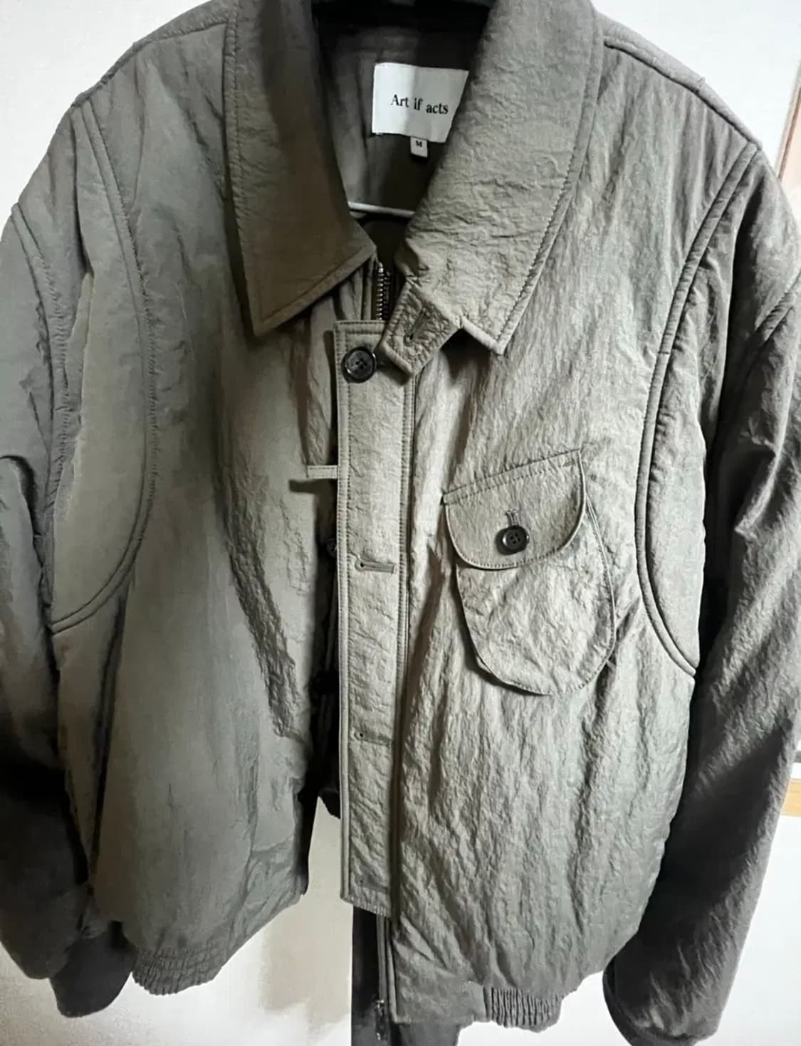 아트이프액츠 솔리드포켓 ma1자켓 m사이즈 상품이미지2