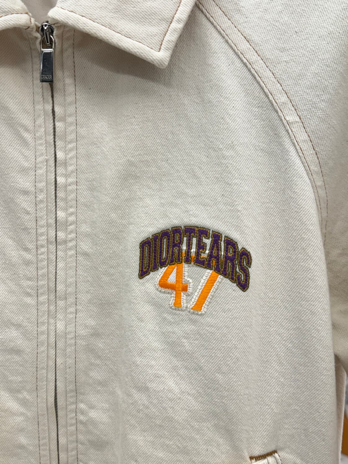 [48] 디올 X 데님티어스 코튼 블루종 자켓 상품이미지3