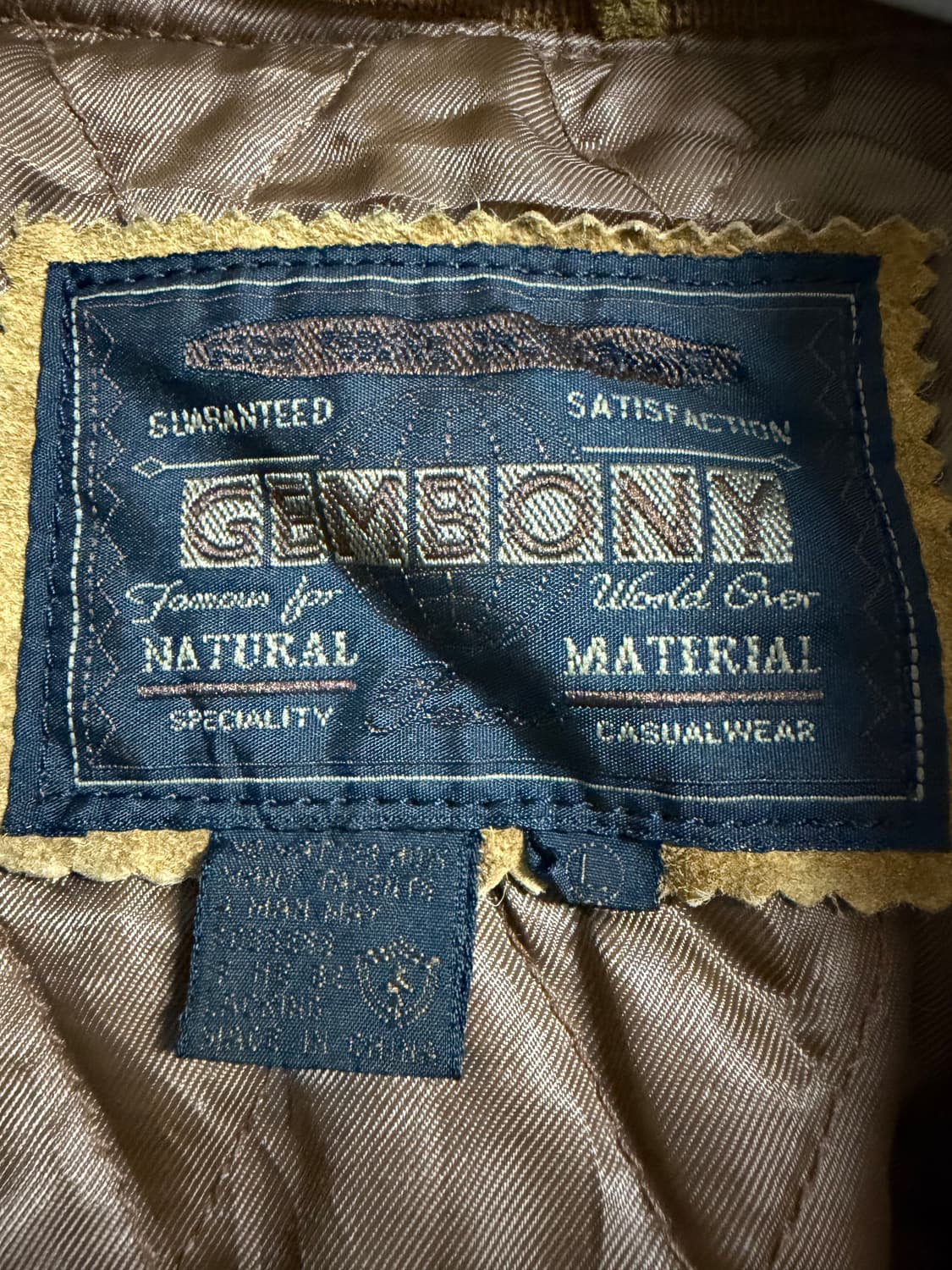 GEMBONY 스웨이드 블루종 자켓 상품이미지3