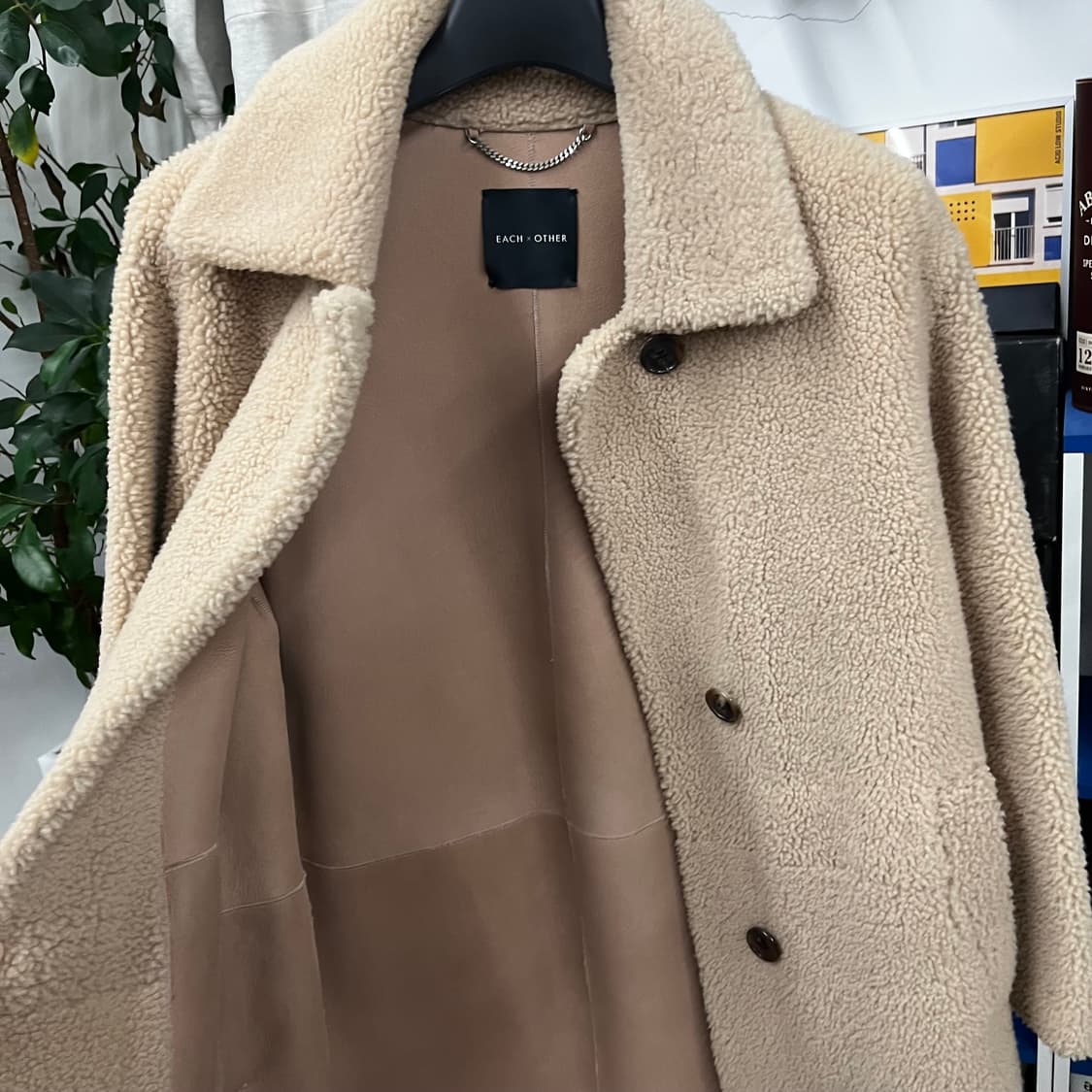 이치아더 램스킨 무스탕 코트 S 상품이미지3