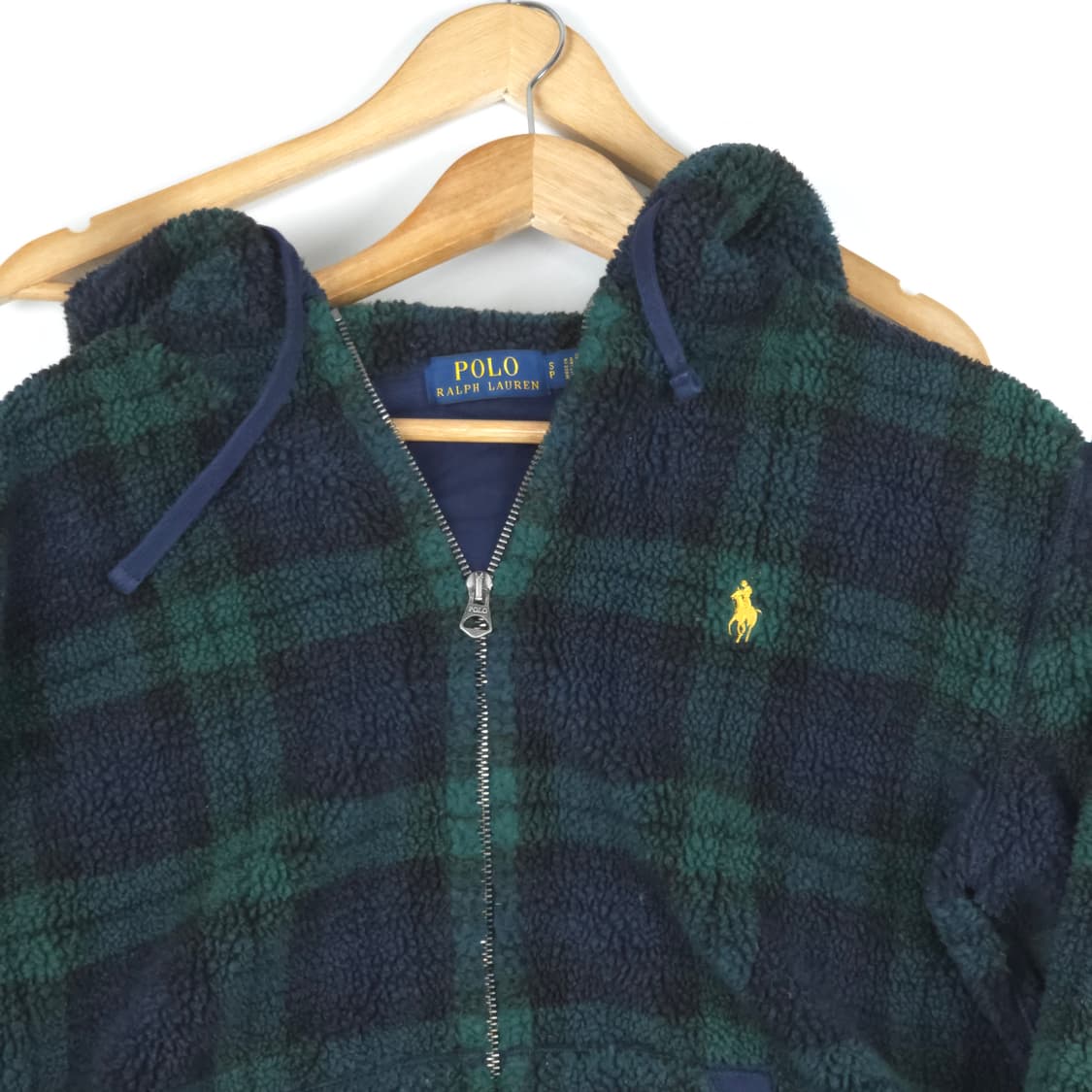 [S] 폴로 랄프로렌 타탄체크 후드플리스 상품이미지3