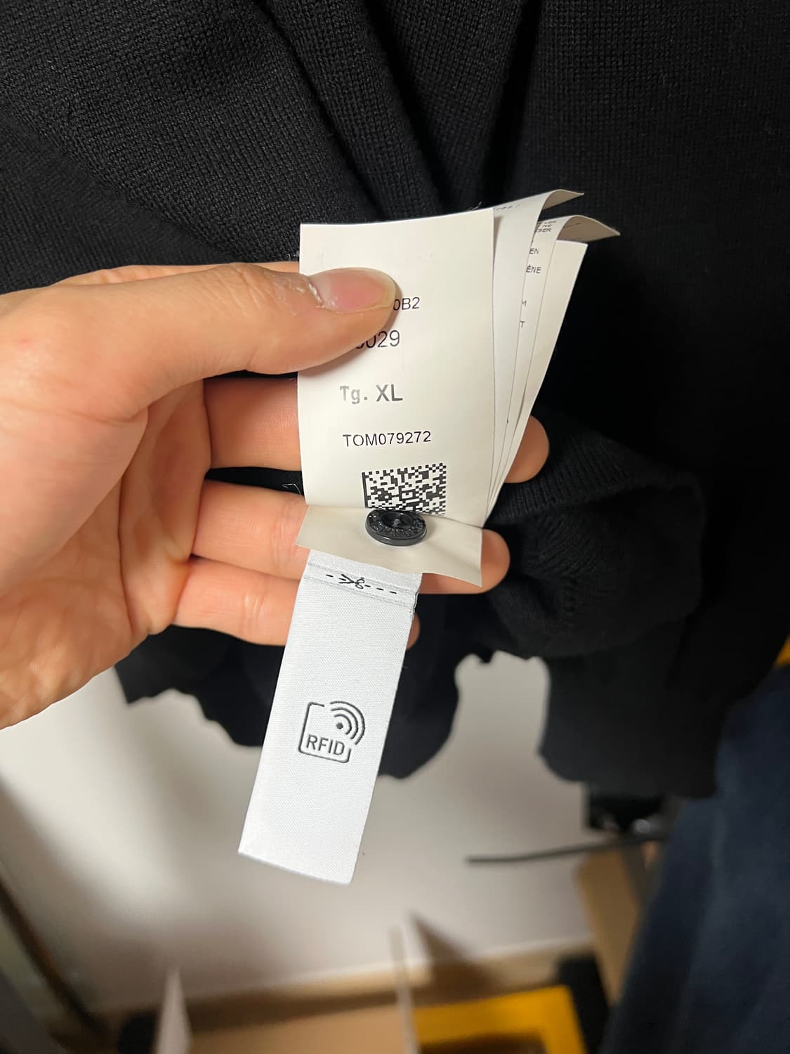 스톤아일랜드 블랙 니트 xl 상품이미지6