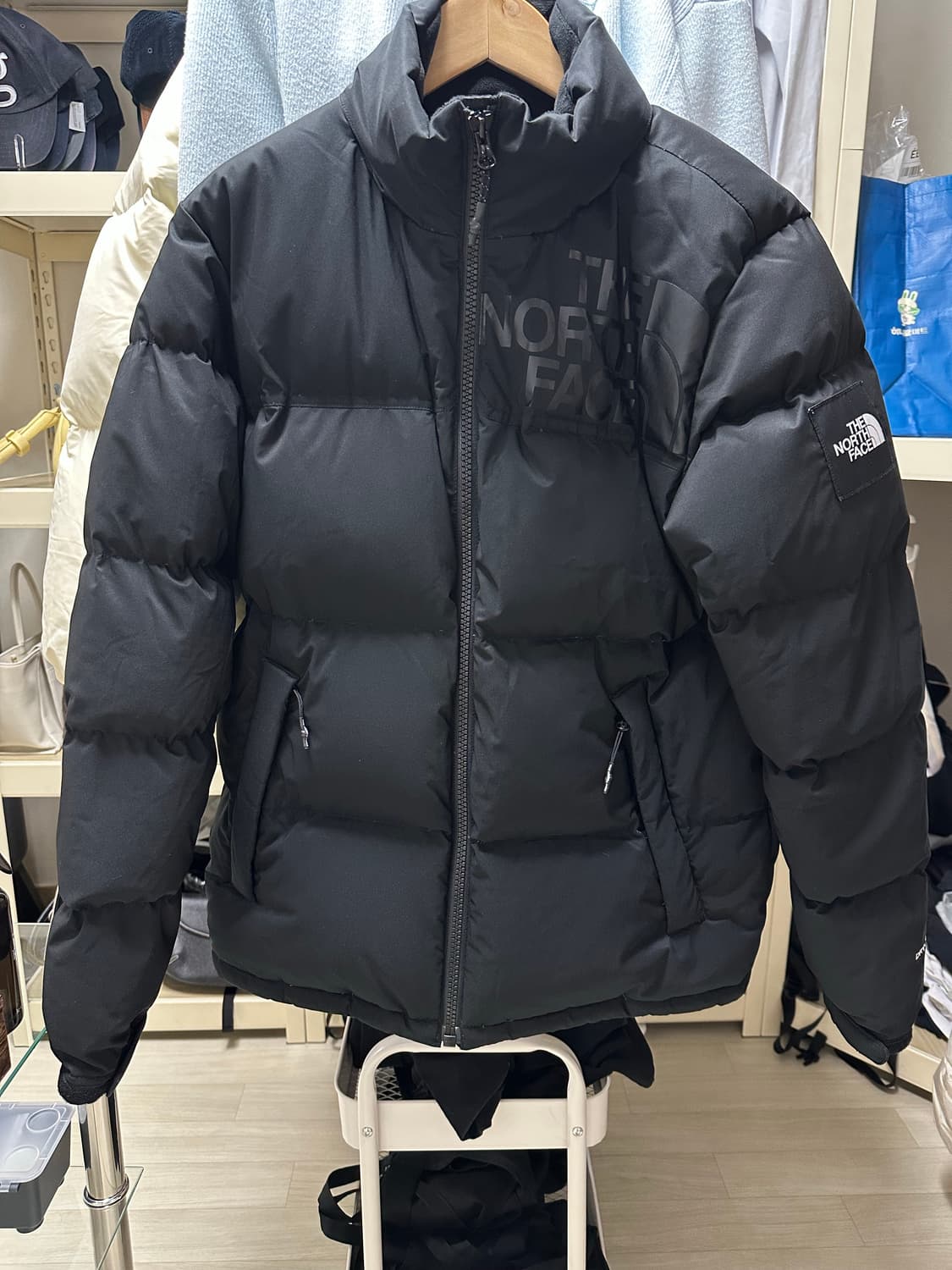 노스페이스 눕시 패딩 블랙 95(M) 상품이미지1