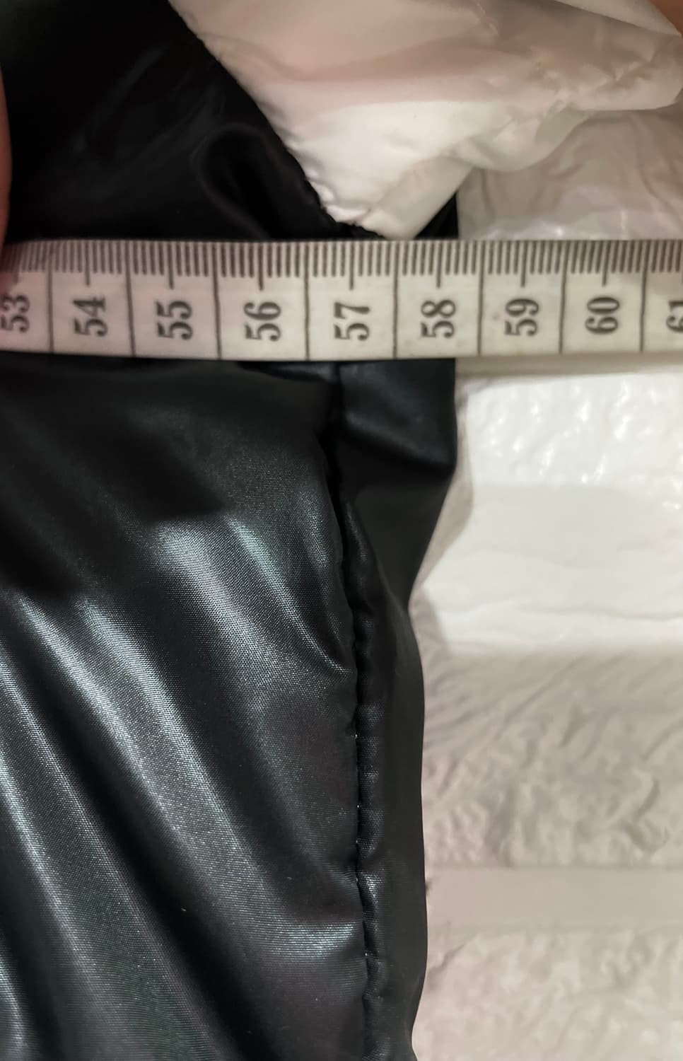 투톤 배색숏패딩 웰론패딩 화이트패딩:) 상품이미지6