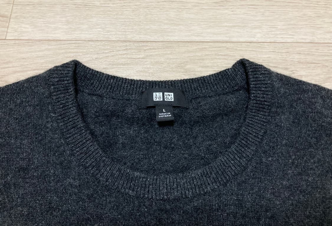 유니클로 캐시미어 니트 L(100) 판매 상품이미지3