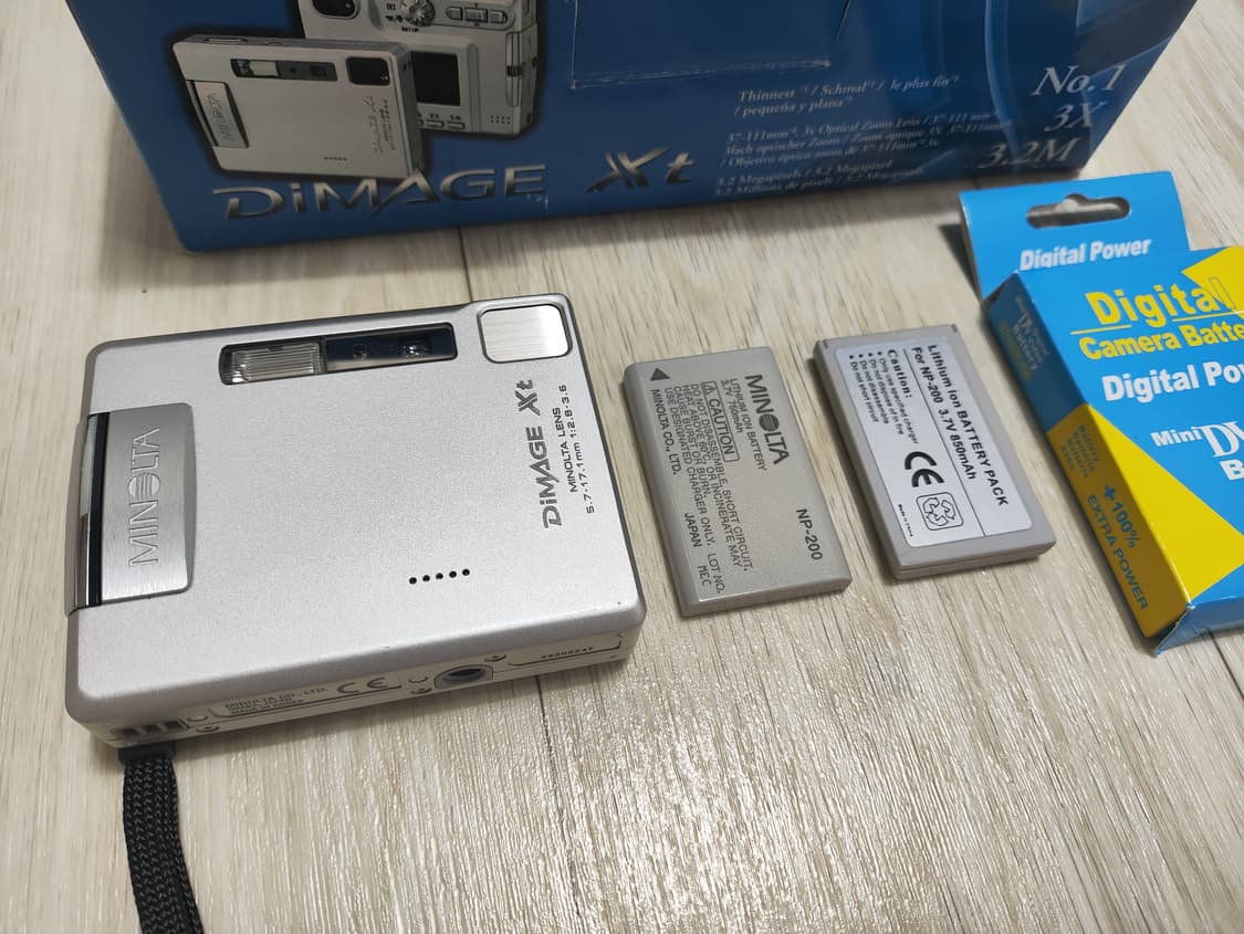 미놀타 디미지 XT Minolta Dimage XT 실버 풀박스 카메라 상품이미지2