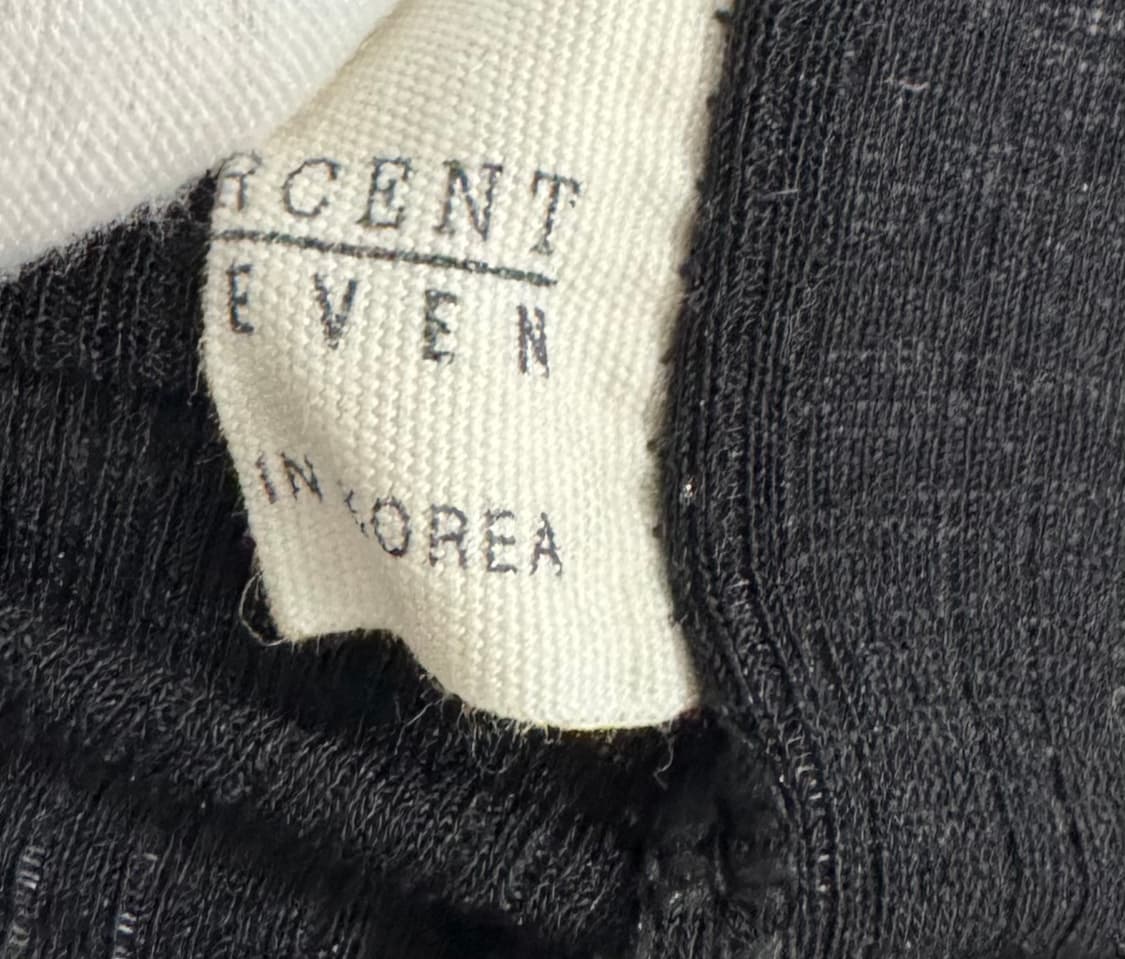 1percent eleven 블랙 시스루 가디건 상품이미지10