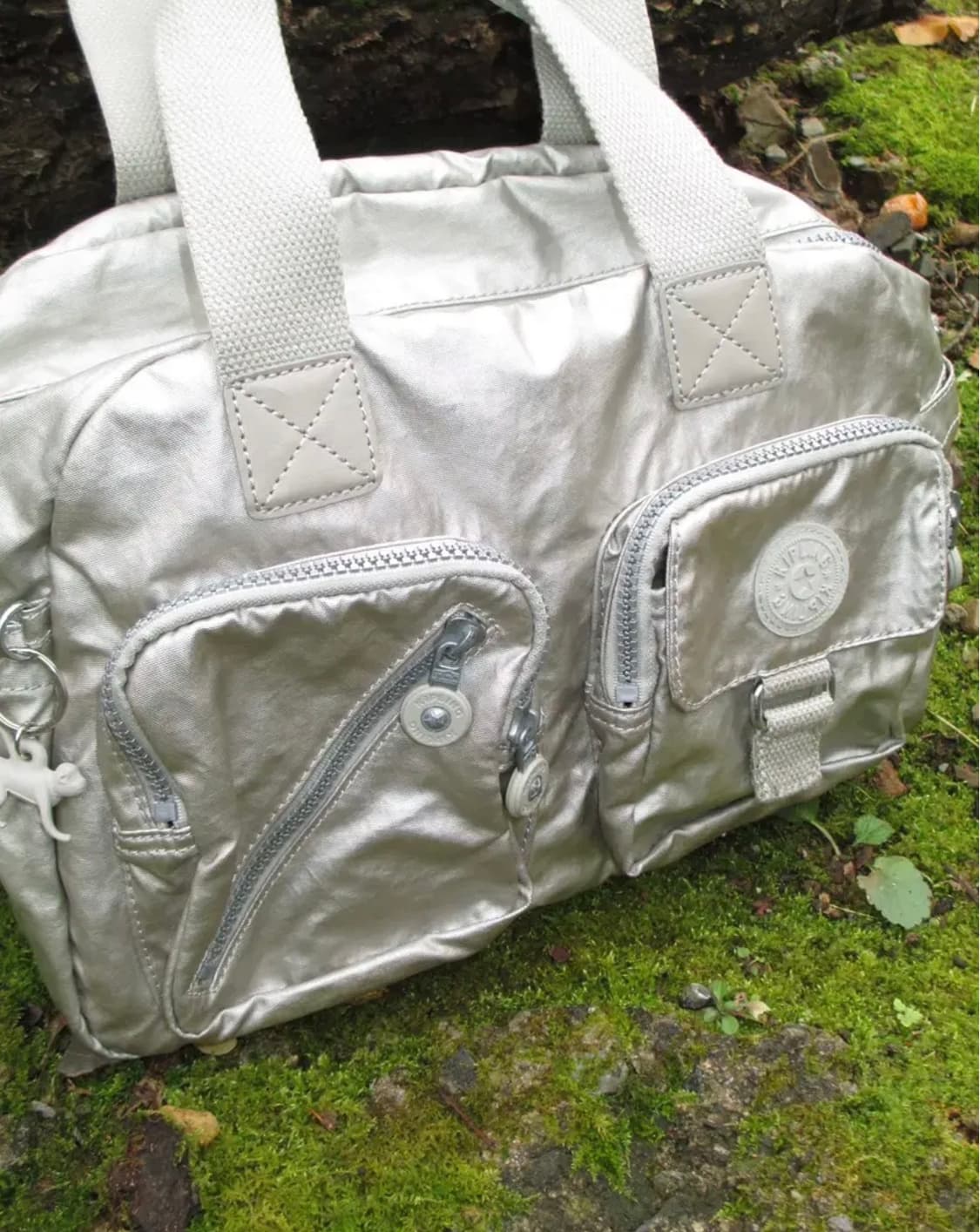 빈티지 키플링 실버 숄더크로스백 상품이미지5