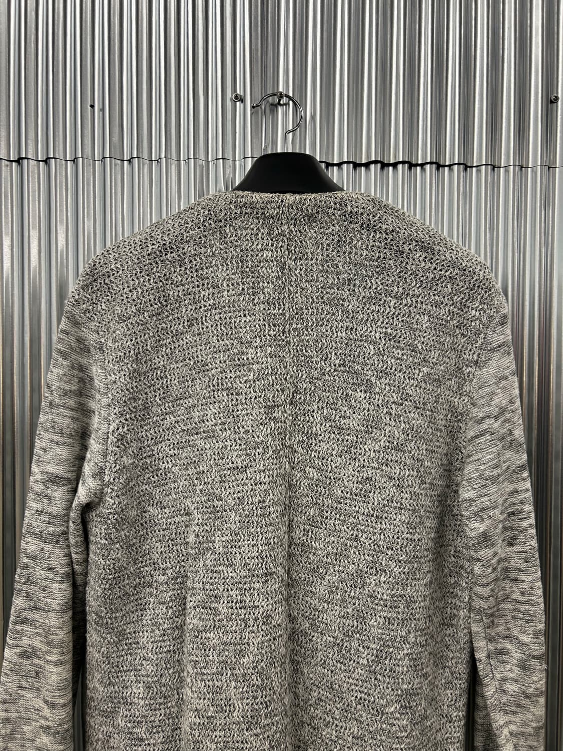 TIME 롱 코튼 가디건  그레이 상품이미지4