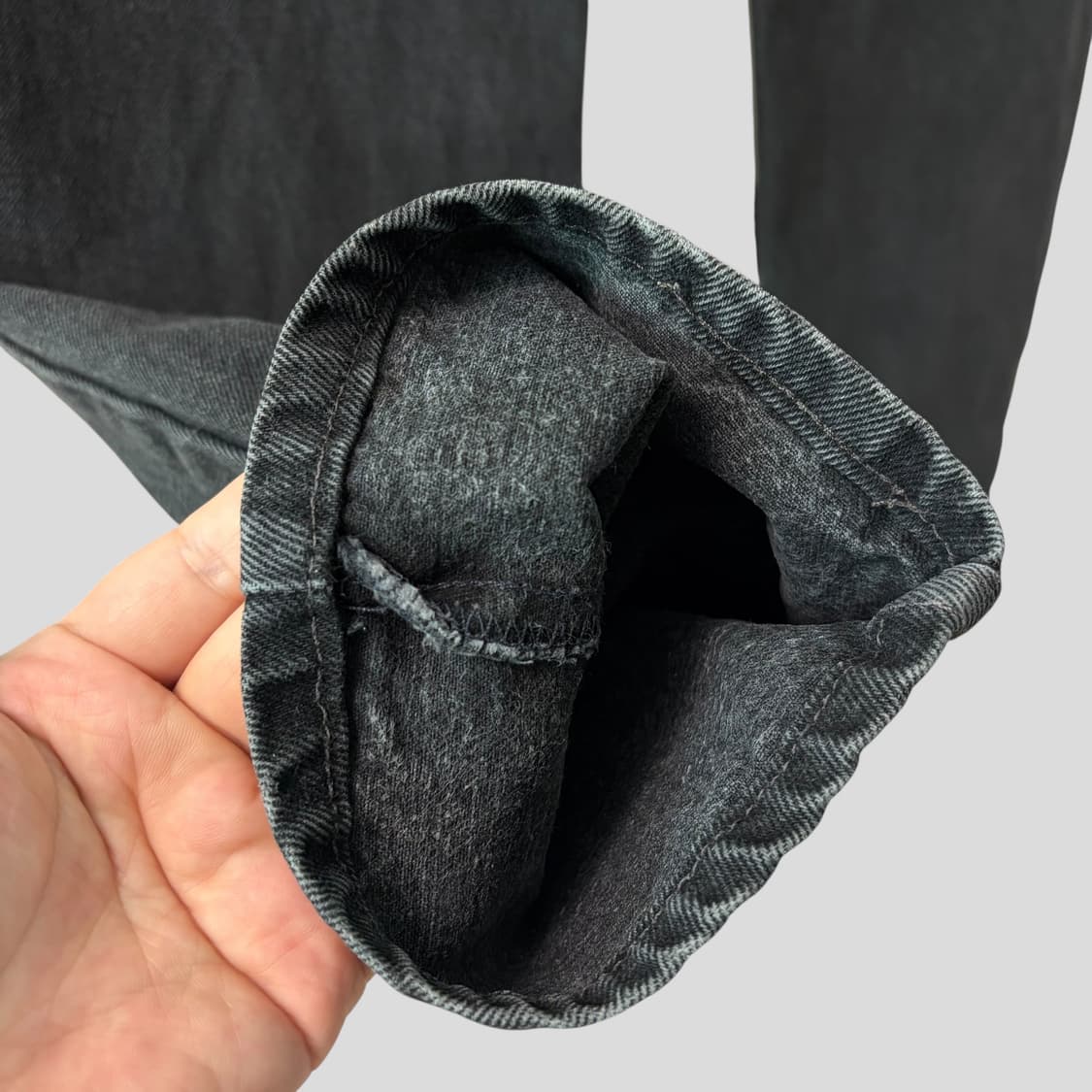 (28)90s 리바이스550 흑청 데님 청바지 상품이미지8