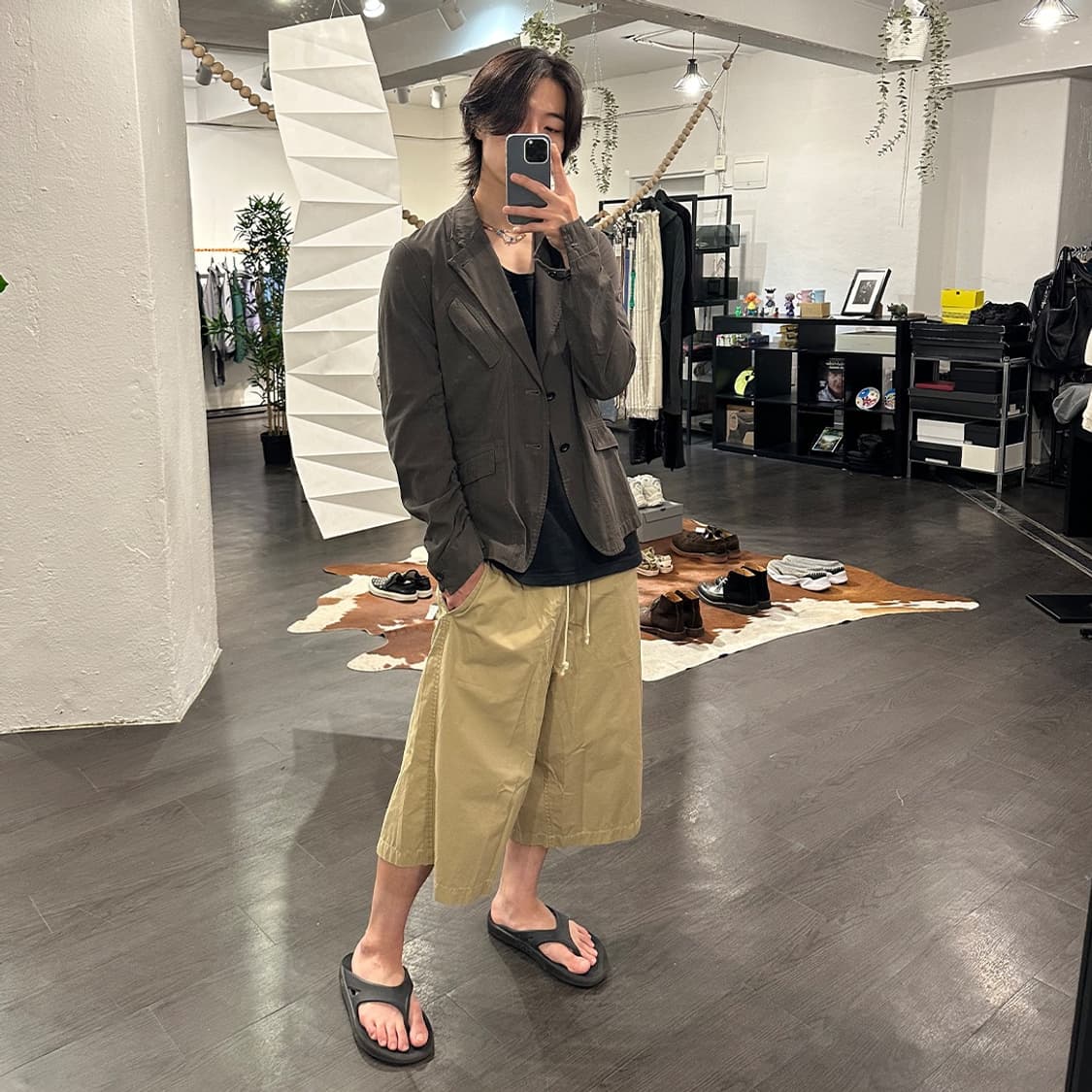 요지야마모토 사루엘 오버사이즈 팬츠 상품이미지4
