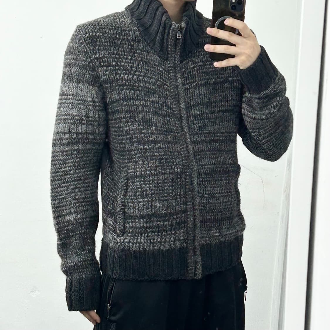 돌체앤가바나 아카이브 알파카 니트 자켓 상품이미지2