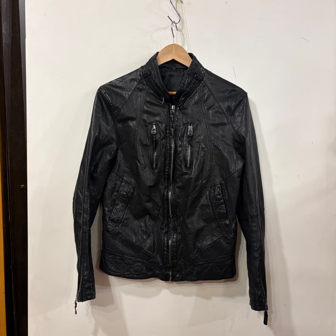 이태리 램스킨 레더자켓 상품이미지1