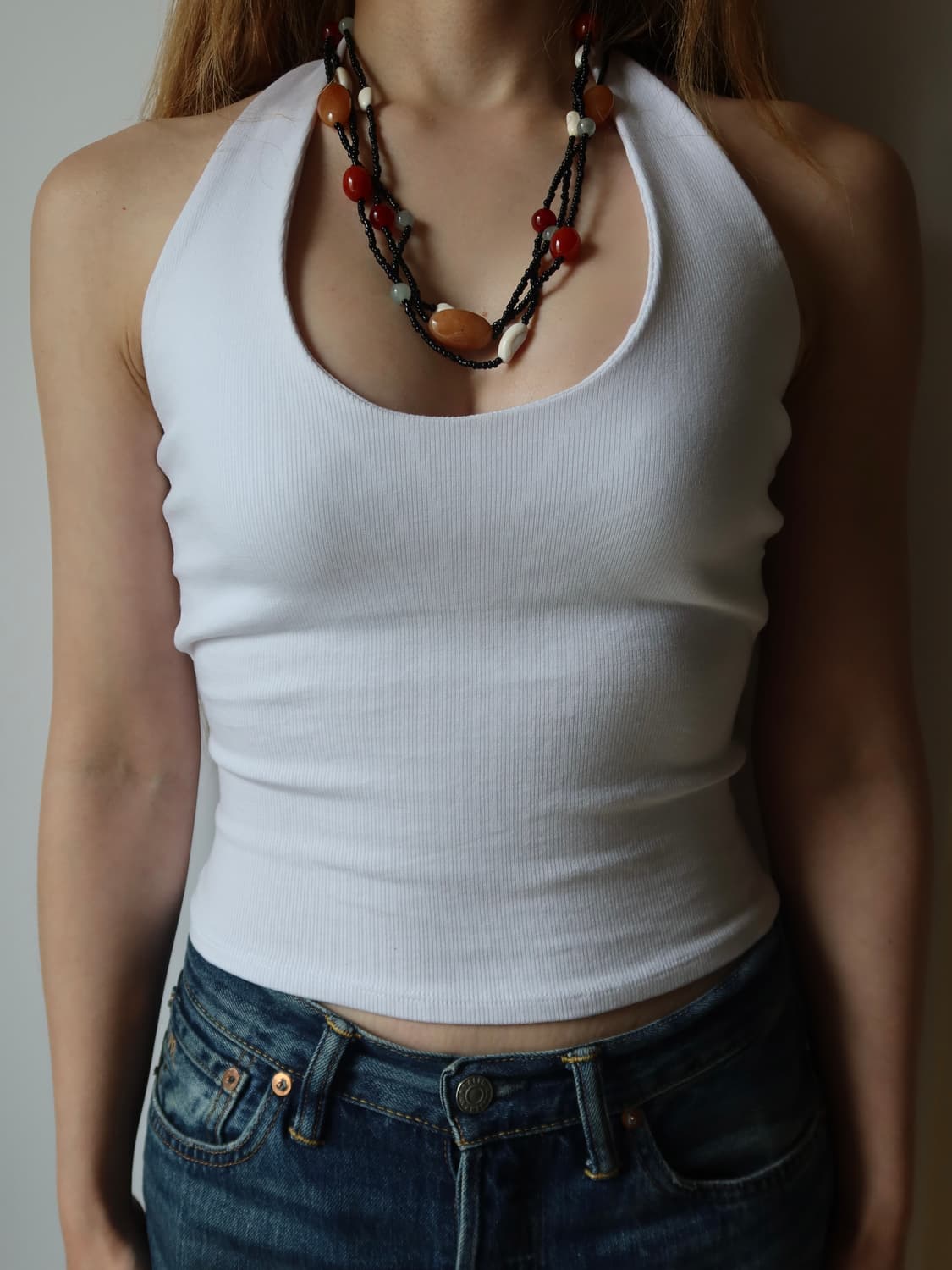 triple-layered bohemian bead necklace 상품이미지2