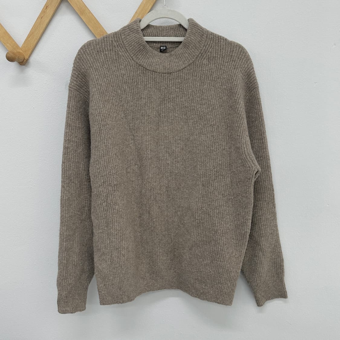 ☕️사와코의 라떼맛 목도리 코디세트☕️ 그런지 히피 니트 롱 스커트 상품이미지4