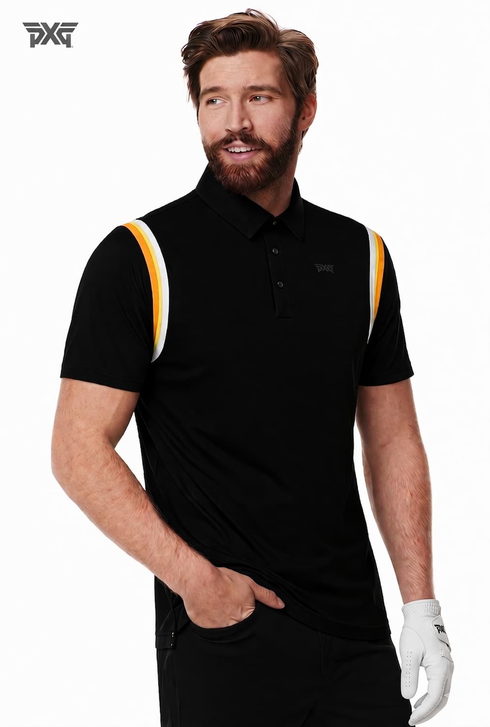 [PXG] 정품 피엑스지 남성 컴포트핏 어깨밴딩 폴로 골프웨어 US스펙 상품이미지1