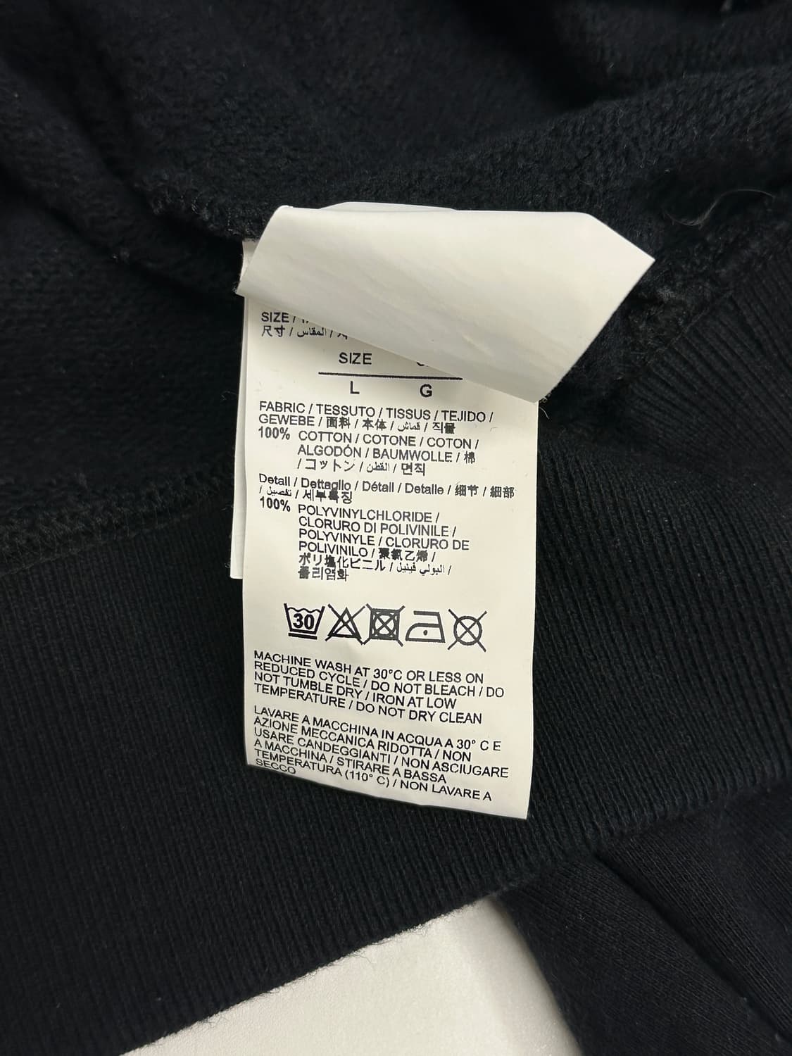 오프화이트 인더스트리얼 스웻셔츠 맨투맨 블랙 L 상품이미지7