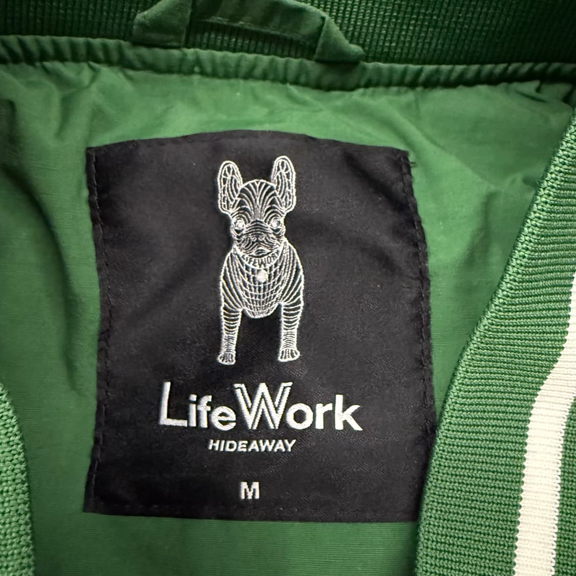 [정품/M] 라이프워크 그린 바시티 자켓 b8 상품이미지5