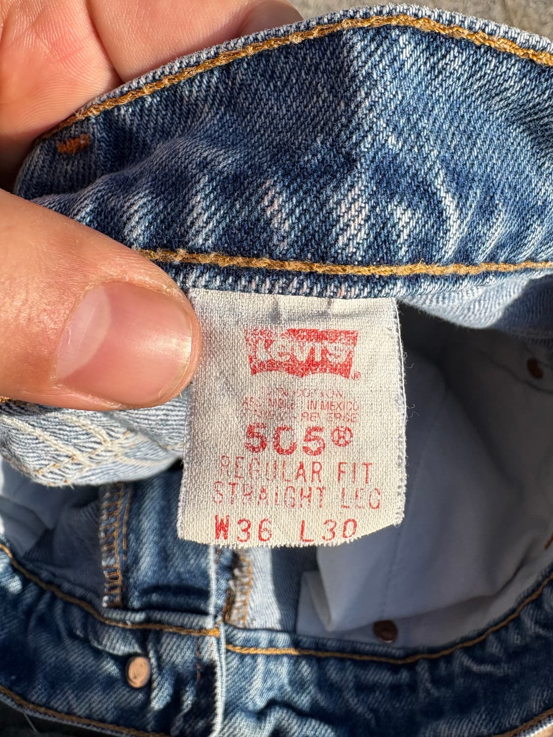 90s 리바이스 505 오렌지탭 상품이미지5