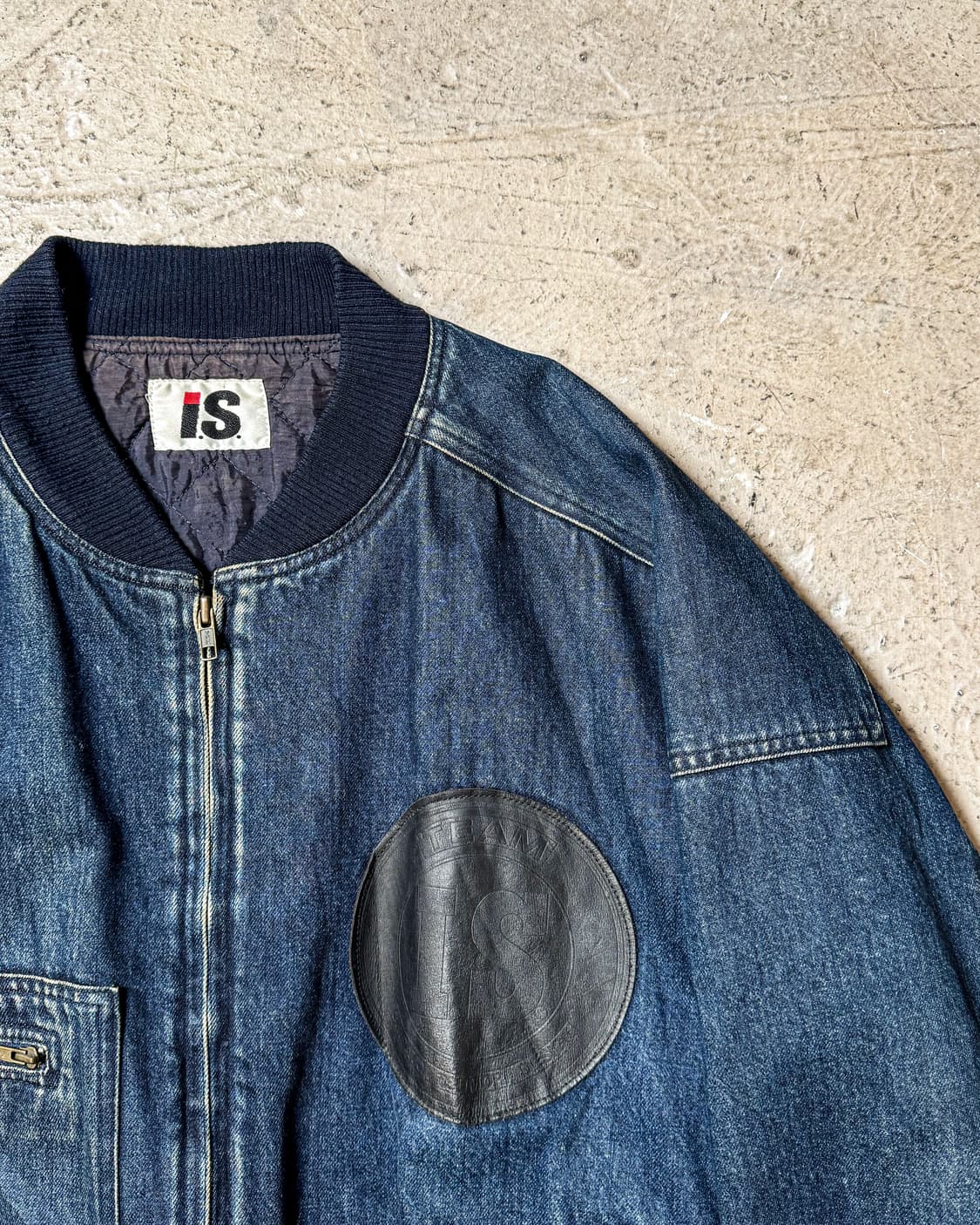 80‘s i.s. ISSEY MIYAKE – Denim Bomber JK 상품이미지2