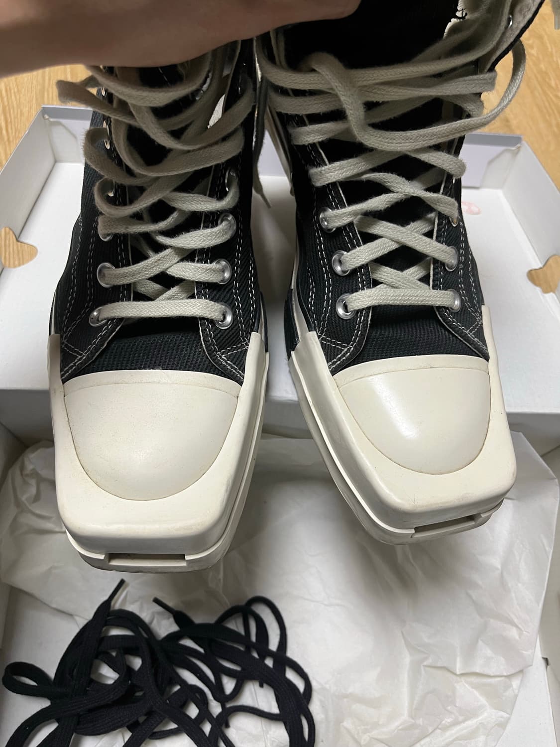 [275] 릭오웬스 컨바스 다크쉐도우 터보다크 하이 상품이미지5