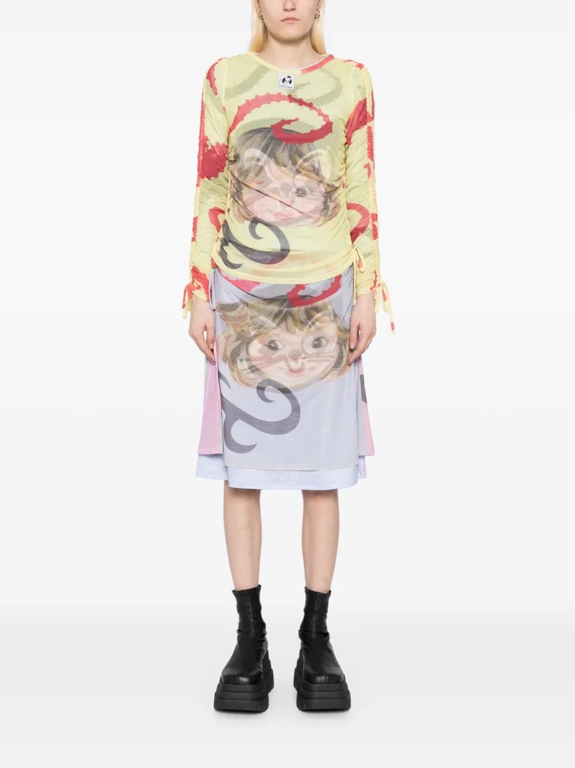 (M) 초포바 로위나 샘 캣 발라스트 레이어드 롱슬리브 상품이미지6