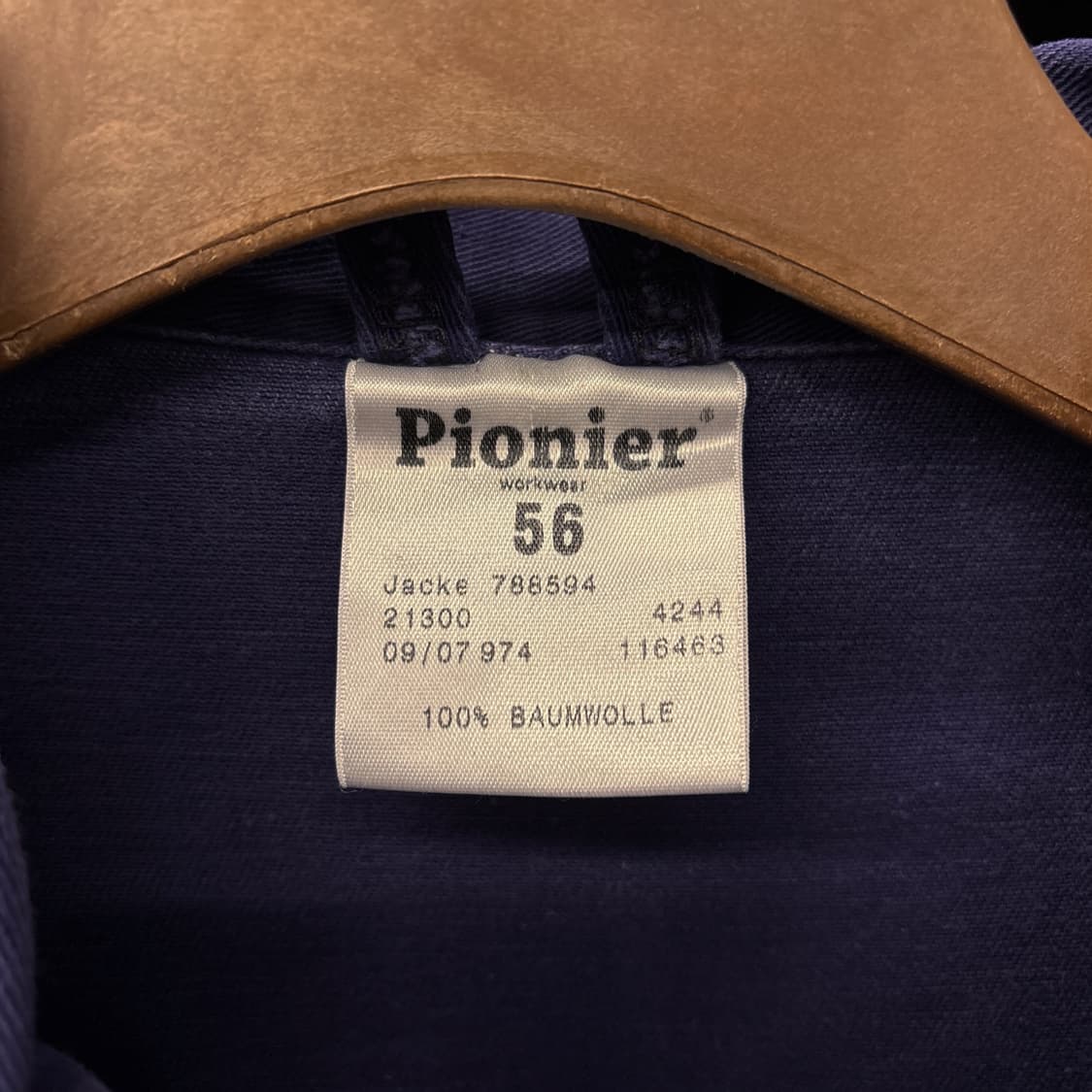 60~70s 피오니어 워크웨어 독일생산 프렌치 워크자켓 N712 상품이미지7