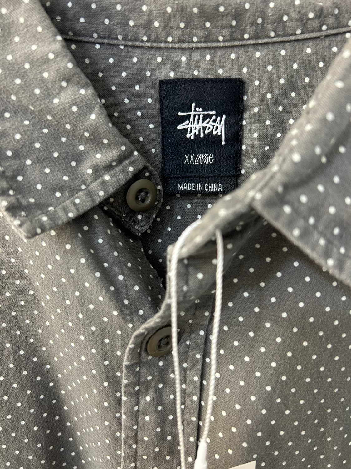 스투시 도트 패턴 긴팔 셔츠 상품이미지4