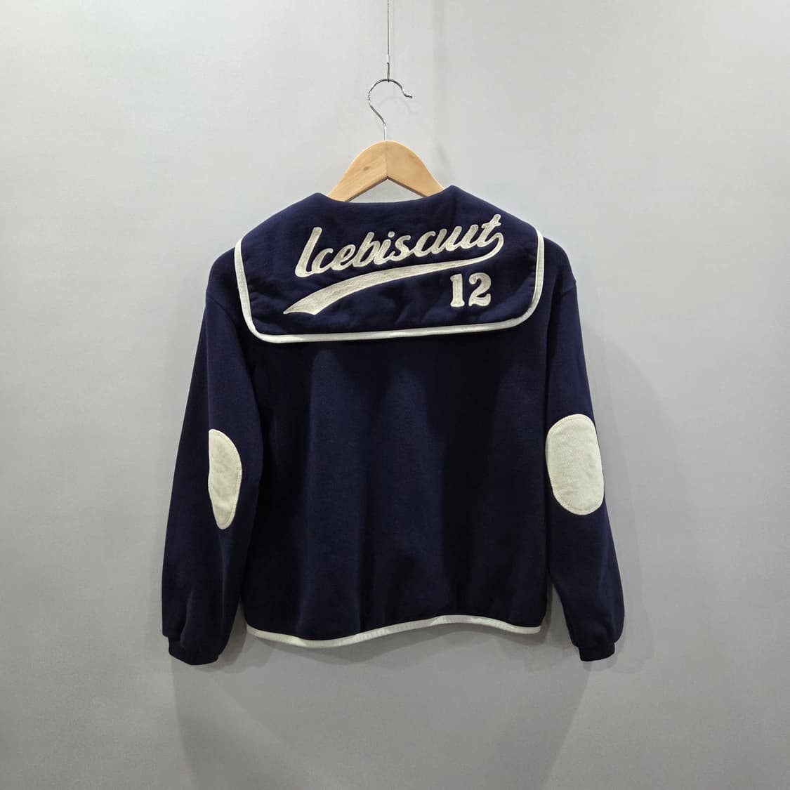 아이스비스킷 키즈 세일러카라 하프집업 맨투맨 155 상품이미지4