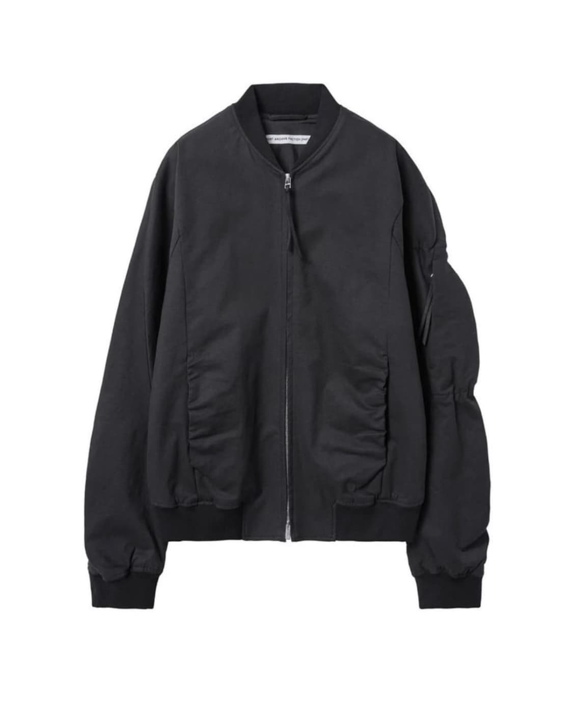 Paf 8.0+ 셔링 봄버 자켓 블랙 (S) 상품이미지1