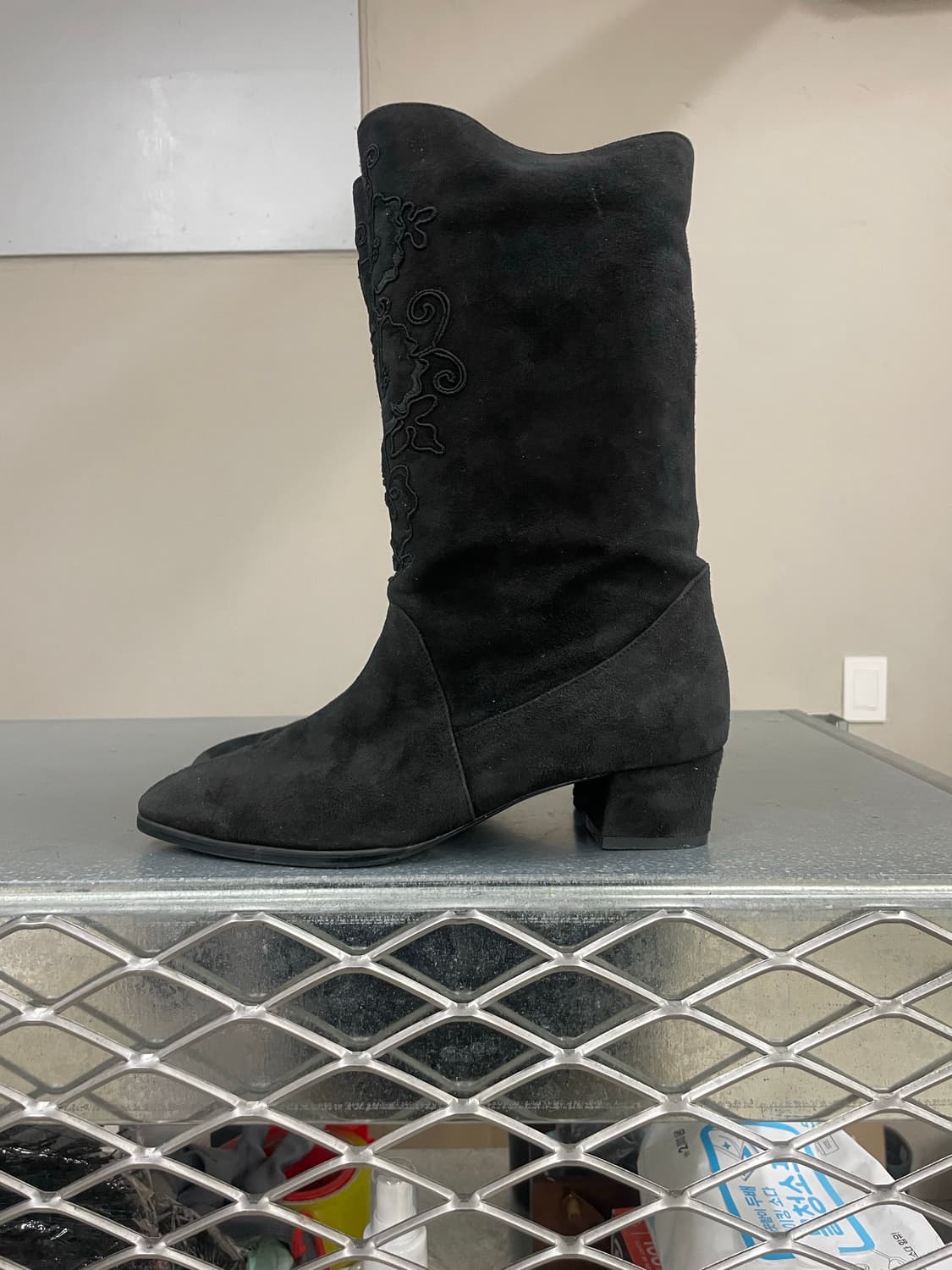 발렌시아가 웨스턴 스웨이드 롱부츠 6.5 (gr-4283) 상품이미지1