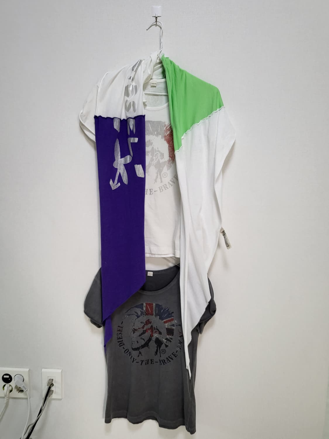 일본구매(정품)Diesel 면+모달100%스카프 목도리 숄 상품이미지1