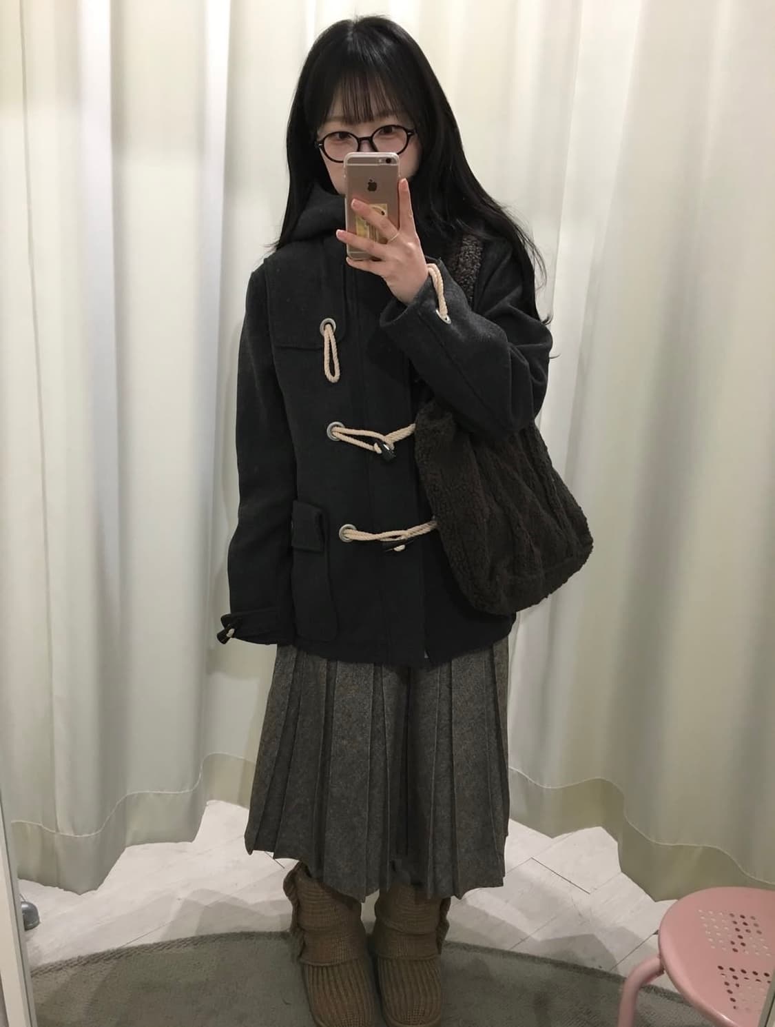 뽀글이 숄더백 상품이미지4